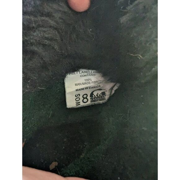 Sorel Women's Leather Lace-up Lined Winter Snow Boots Duck Boots - Size 8 - Picture 8 of 9